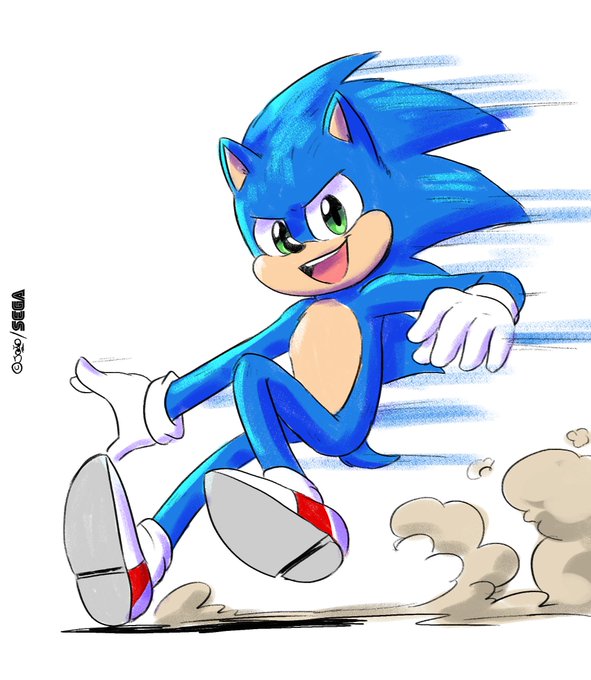 Jessé Adriano 🖌️ on X: O design antigo do Sonic do filme tava +