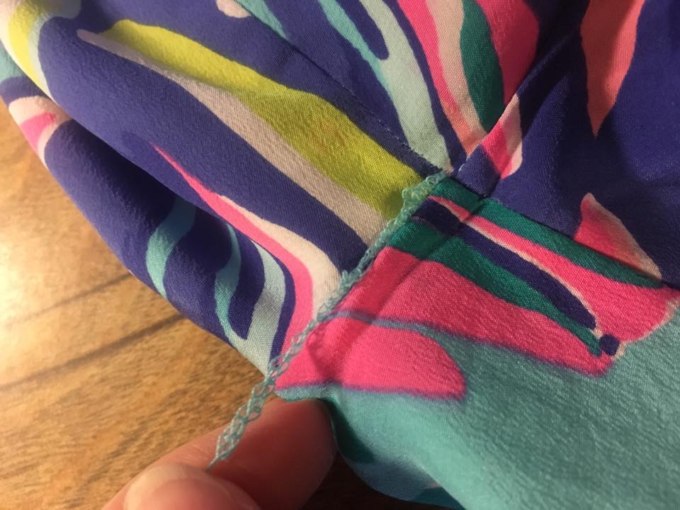 lwatersmanh's tweet photo. @ApparelSophias Great, my cover-up arrived today and the seam is completely unraveling. NOT HAPPY! https://t.co/q4cr0vlWm2