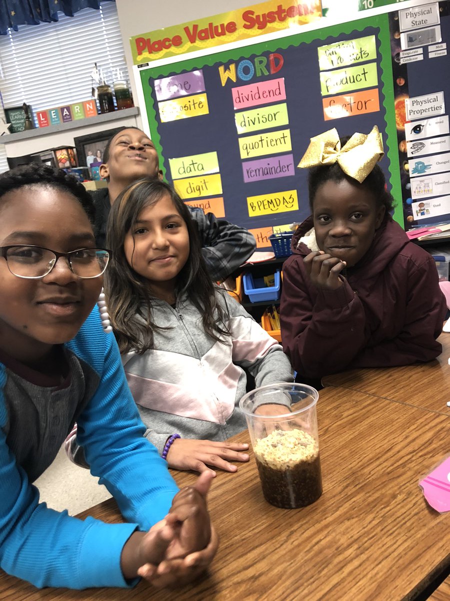 jdanielfrost's tweet photo. Discovering how sedimentary rock and fossil fuels are formed. #learninggroove #templeisdproud https://t.co/EGeoCCFkvw