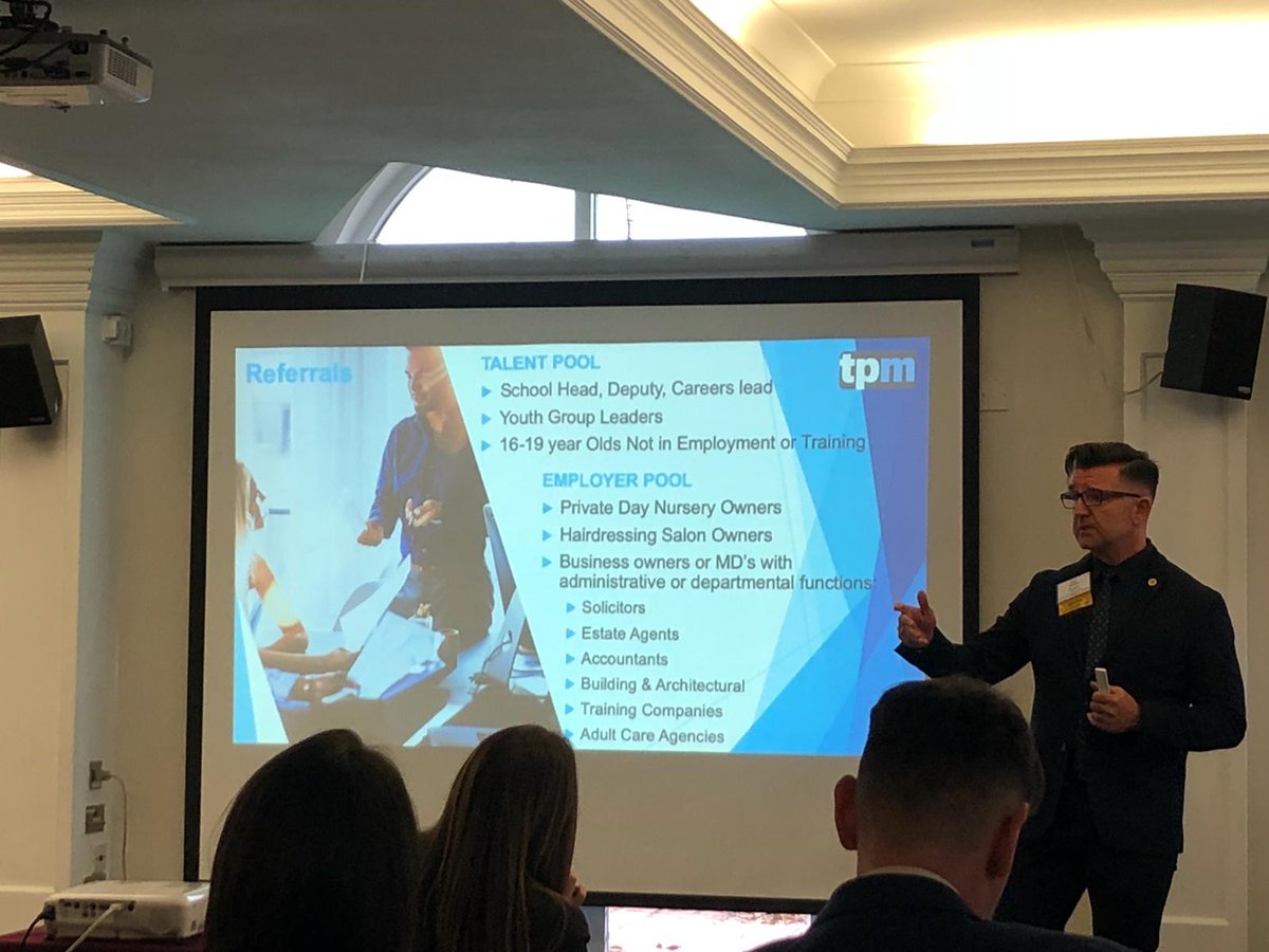 AtlanticBni's tweet photo. This week's feature presentation comes from the superb Brian Quinn of Training Plus Merseyside who
help young people realise their potential. Brian offers training and apprenticeships for 16-24 year olds in childcare, hairdressing and business administration #tpm #apprenticeships https://t.co/zjPtjnlDYF