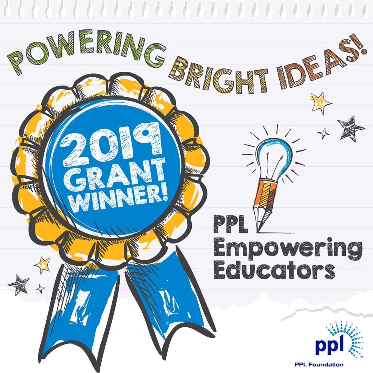 EYMSMediaCenter's tweet photo. Super excited to announce that our #GoLearnMobileClassroom project was selected as a 2019 PPL Empowering Educators grant winner!  Very excited to gain momentum for this project and to get up, get out, and GO LEARN! More info coming soon! @eyms_york  #empoweringeducators #pplcares https://t.co/iv21vOpXz0