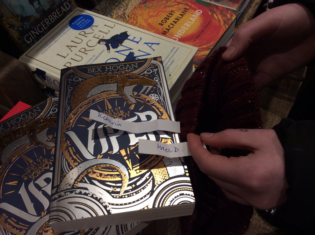 lostinbookshop's tweet photo. Our giveaway winners are .... @kasiandherbooks and @MarvellousMel ... lucky winners a signed copy of @bexhogan book 'Viper' which has had great reviews from our young readers. @Lazerbeam_sky. Please DM with your addresses so I can post your copy. https://t.co/pMQ3Hrxgu2