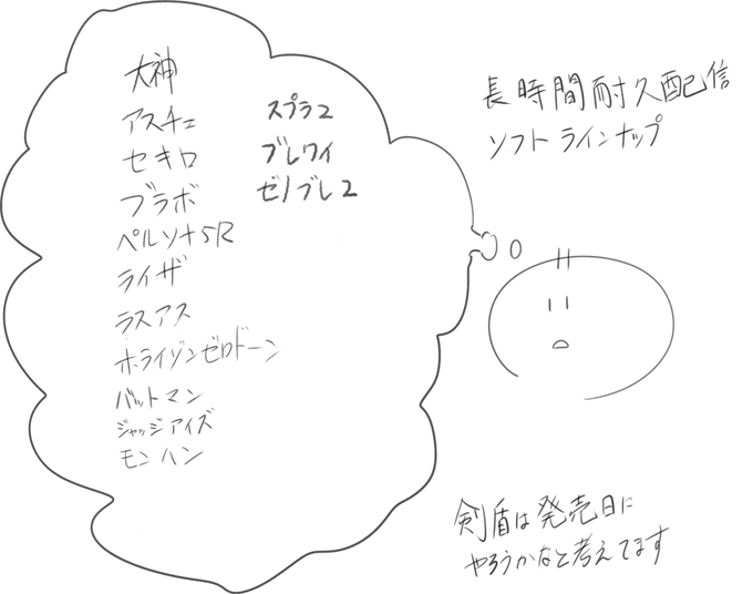 この中で見てみたいやつあればコメントください? 