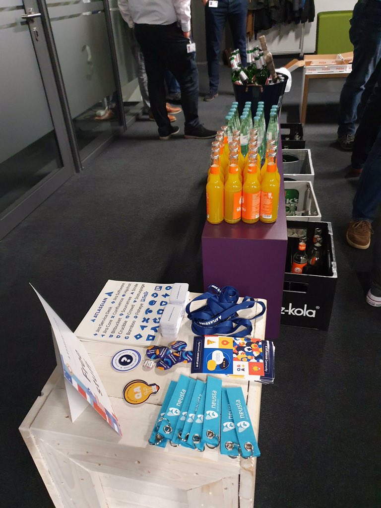 #Swags dürfen natürlich auch nicht fehlen... #Atlassian