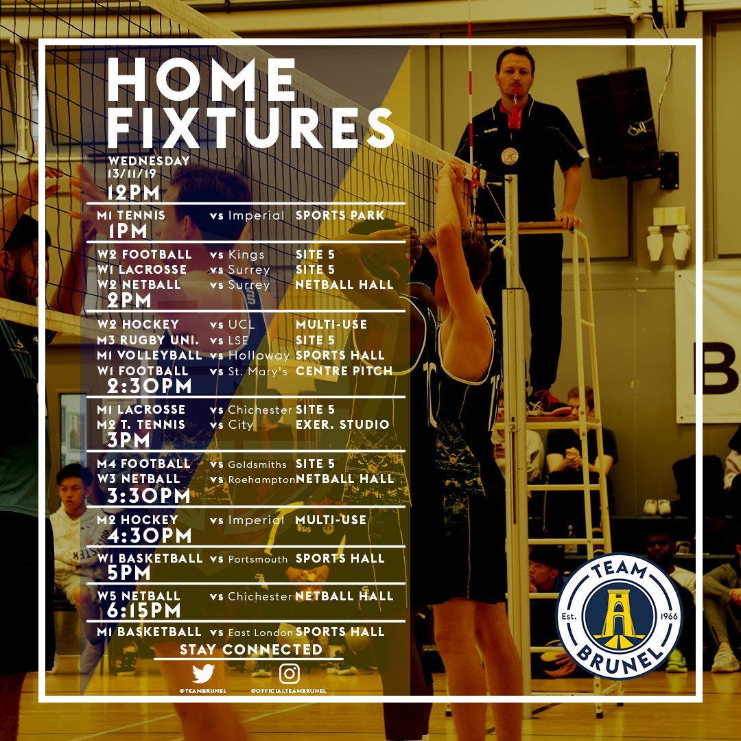 BUCS WEDNESDAY | FIXTURES 🏅⁣⁣
⁣⁣
MAIN FIXTURE🚨⁣⁣
⚽️Women’s Football 1s vs St Mary's⁣
📍Centre Pitch⁣
⏰2PM⁣
⁣
Go Support all our Teams on their fixtures this Wednesday!🔈🔉🔉⁣⁣
⁣⁣
#BUCSWednesday #BRUWHAT