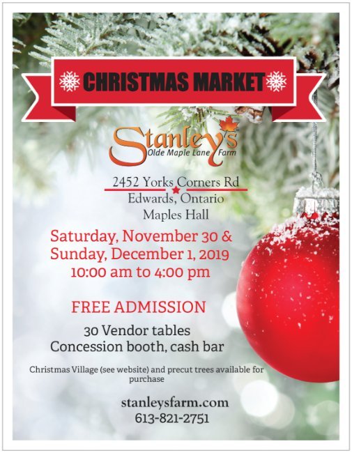 Snowtime? (Self) gift time ❄️ while grabbing a Christmas tree?🎄 

We're going to the <a href="/Stanleysfarm/">Stanley's Olde Maple Lane Farm</a> ! Join us on Nov 30th and Dec 1st, we'll be colouring at a holidays market. 🖍️🖍️🖍️ 

#Ottawa #YOW #artsOttawa #ottcity