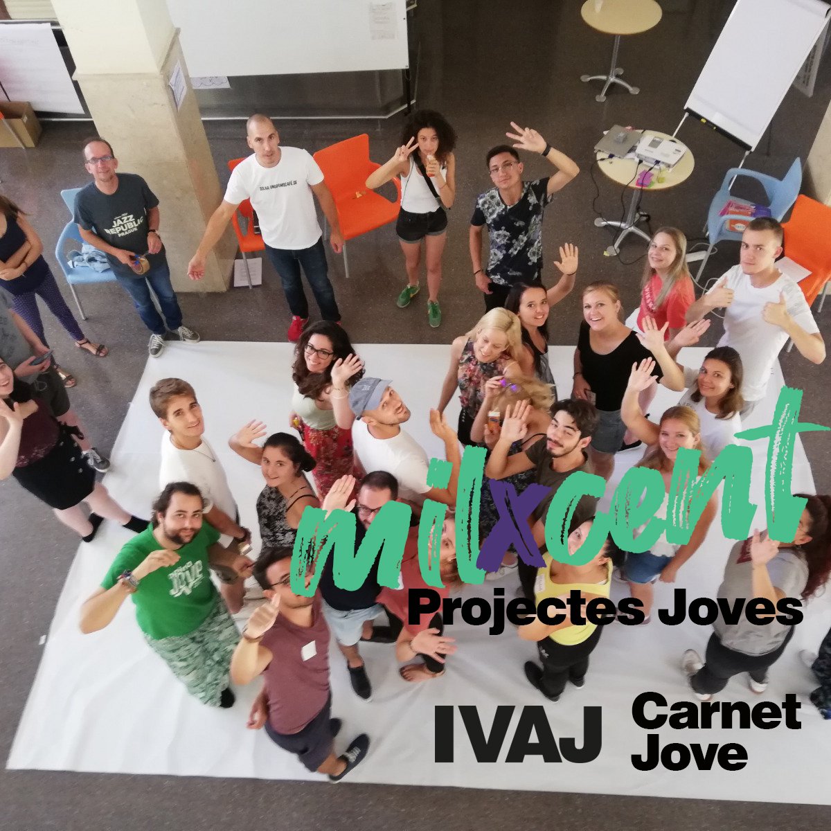 GVAivaj's tweet photo. 😏 🔝 Premis #Milxcent

💶 Repartim 100 premis de mil euros cada un! 💶

🎤 T'agrada la música? 🎸 Has organitzat alguna actuació musical al teu barri? Segur que tu també et pots presentar! 🔥

Més info al nostre web de #XarxaJove https://t.co/zMANM19L6R https://t.co/rvCYxTGy3w