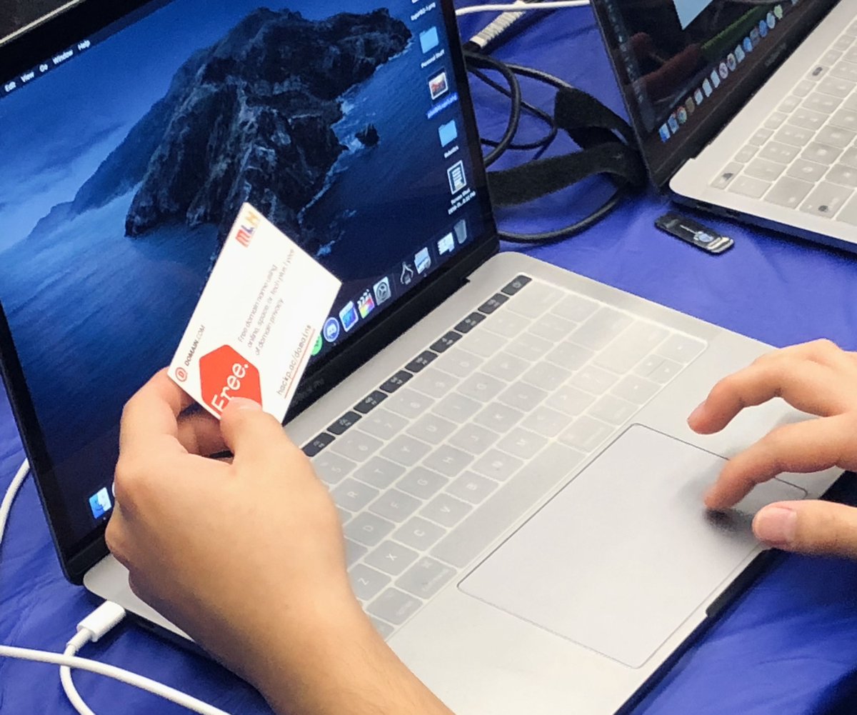 MLHacks's tweet photo. Many hackers @TeenHacksLI were able to register their very first domains with @Domaindotcom! π©βπ»π¨βπ» #TeenHacksLI #HackForOurFuture https://t.co/u0JXNnETHV