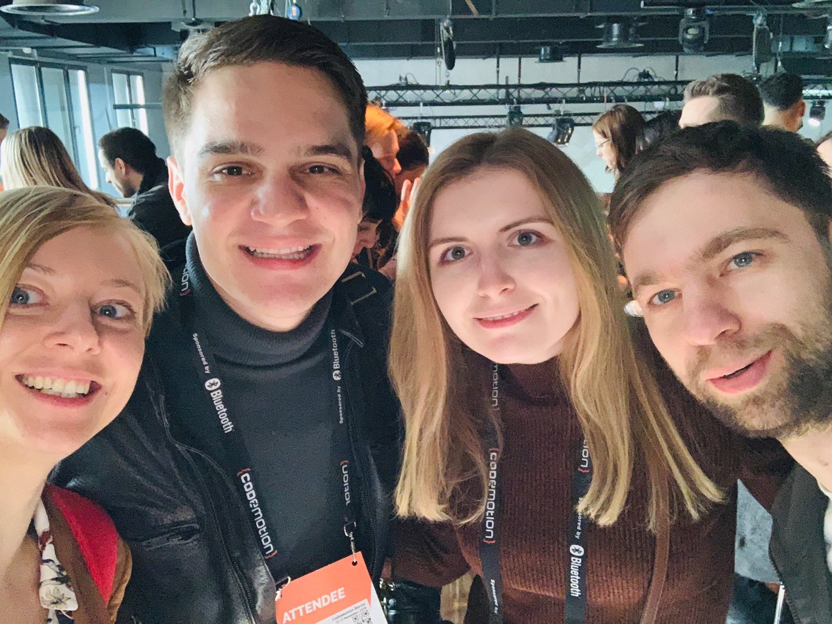 iloniverse's tweet image. Such an amazing first day of #CodemotionBerlin19 👩‍💻👨‍💻 with @code_adventurer @bogdanned32 and @iamsapegin