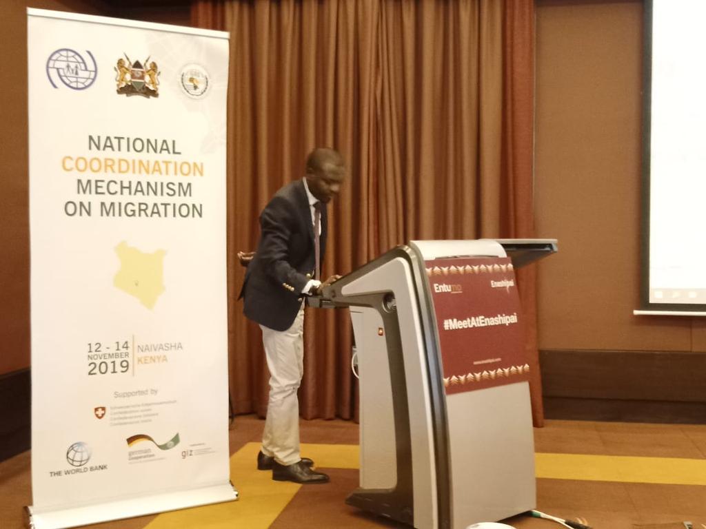 KenyaNcm's tweet photo. NCM Stakeholders drawn from various Ministries, Departments and agencies present on their achievements on migration activities.@ImmigrationDept @IOMKenya @igadsecretariat #NCMCONSULTATIVEFORUM
#NCM https://t.co/QEl3XRNHaQ