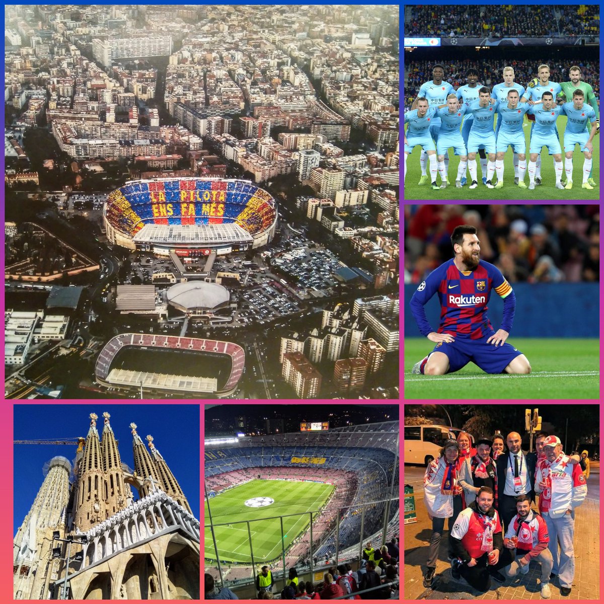 Pepinham's tweet photo. Barcelona trip 🔴⚪ #slavia #slaviapraha #slaviaprague #barsla #FCBarcelona #UCL #SKS #Barca #barcelona https://t.co/1hoCqQ1ypi
