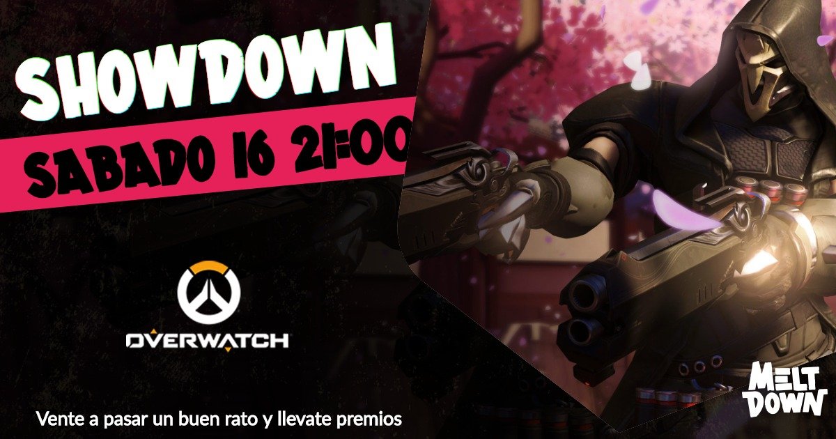 El sábado volvemos con otro #Overwatch  Showdown de la mano de <a href="/lastravent/">last Ravent</a> .