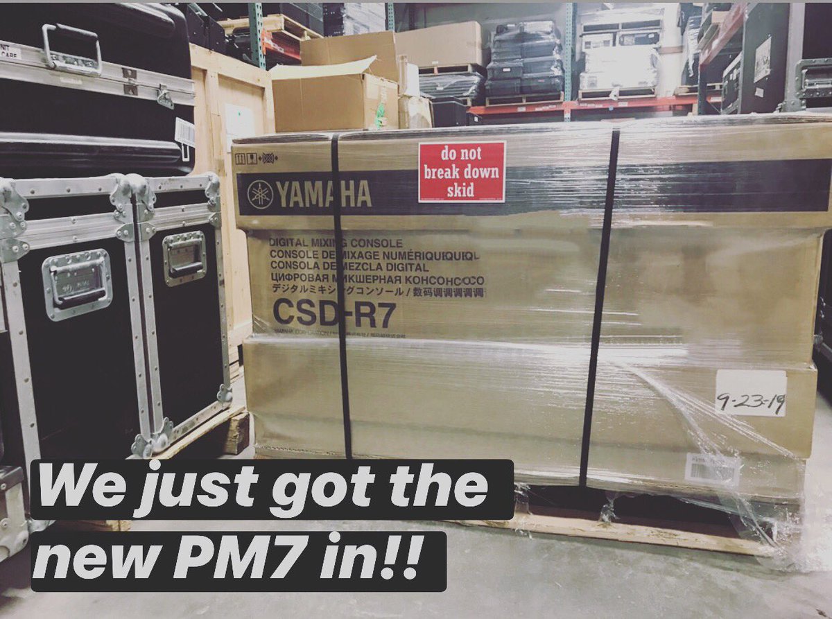 avgearcom's tweet photo. Weβre proud to provide our clients with the industry-leading @YamahaCommAudio Rivage PM7, 96-channel digital mixer!
.
.
#Yamaha #ProAudio #AVGearUS #AVGear #AVTech #audiovisual #rivagepm7 https://t.co/HD8erRTOP5