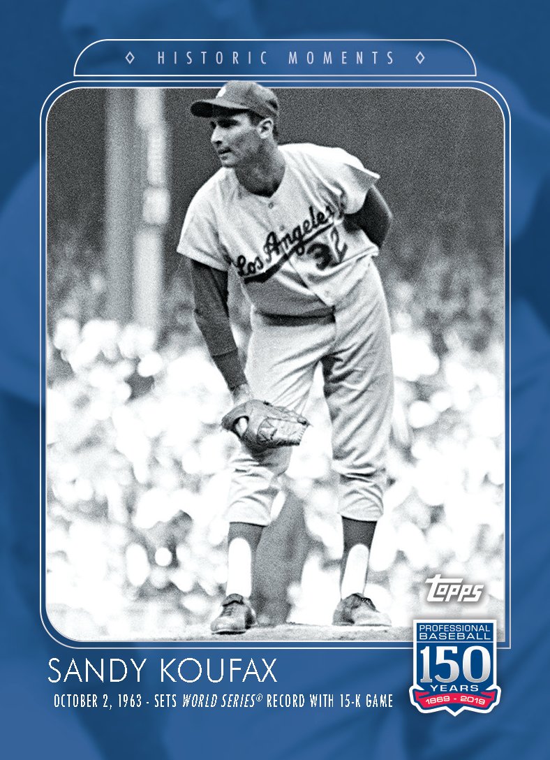 CardboardStats's tweet image. New #150YearsofBaseball cards!

#109 Vladimir Guerrero, Angels, Records &amp;amp; Award Winners
#110 Sandy Koufax, Dodgers, Historic Moments
#111 Larry Doby, Indians, Artist Renditions

Doby artwork by @GraigKreindler