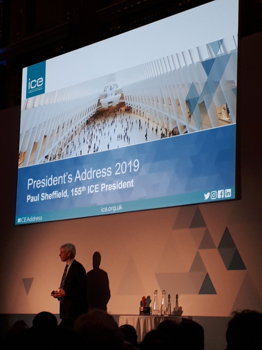 cjtburton's tweet photo. Congratulations to Paul Sheffield on becoming the 155th @ICE_engineers President #ICEaddress https://t.co/QKK7GKAzVB