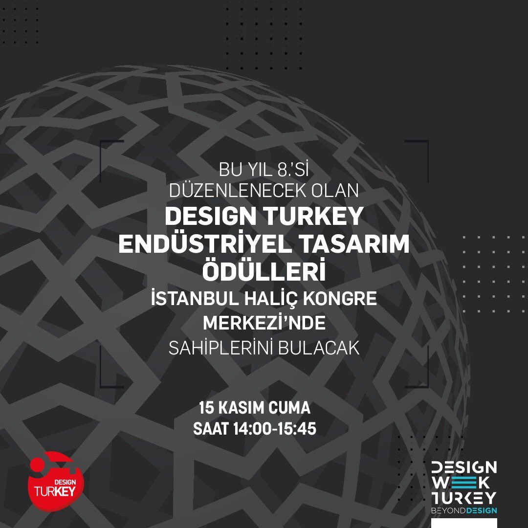 Tasarım ve Markalaşma, ihracat hedeflerimize ulaşmanın iki temel şartı. 

14 - 17 Kasım tarihlerinde İstanbul Haliç Kongre Merkezi'nde gerçekleşecek olan “Design Week Turkey”de, tasarım konusundaki çalışmaları beraberce değerlendireceğiz. 

#DESIGNWEEKTURKEY #DWT19 #tasarım