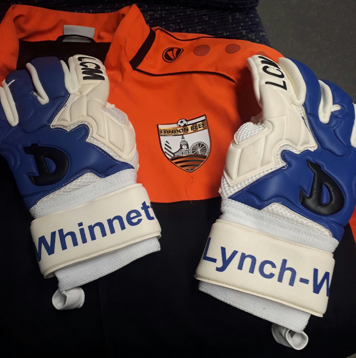 Training bond with my new personalised <a href="/Defiancegloves/">JUST DEFIANCE 1 💜💙</a> can't wait to use them #15 🐝