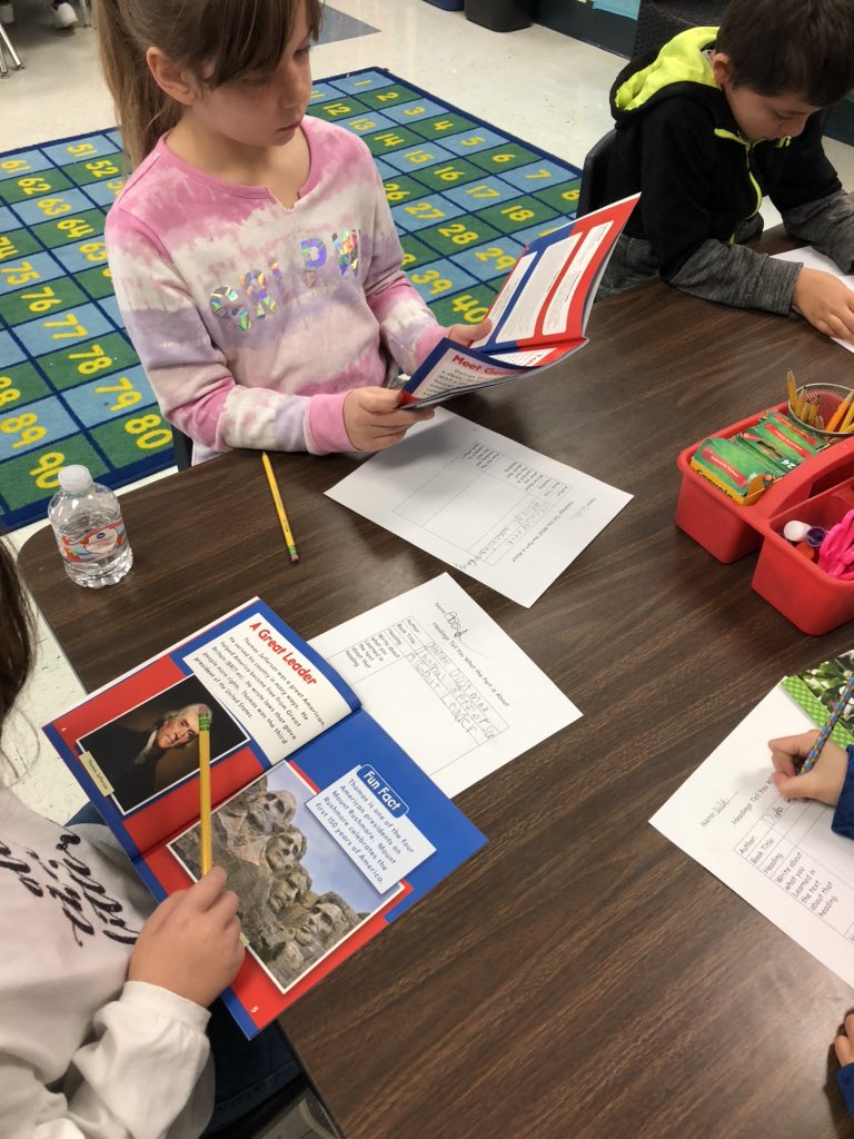 cparafinik's tweet photo. @RERockets exploring nonfiction text features! #RERockets #bisdreading #bisd #birdvillelearns https://t.co/rjsjRIgOfJ