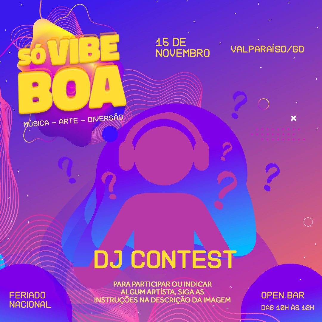 _sovibeboa's tweet photo. DJ CONTEST rolando em nosso Instagram! @_sovibeboa ⚠️✌🏻 compartilhem com os amigos djs! https://t.co/O0btYspPtJ