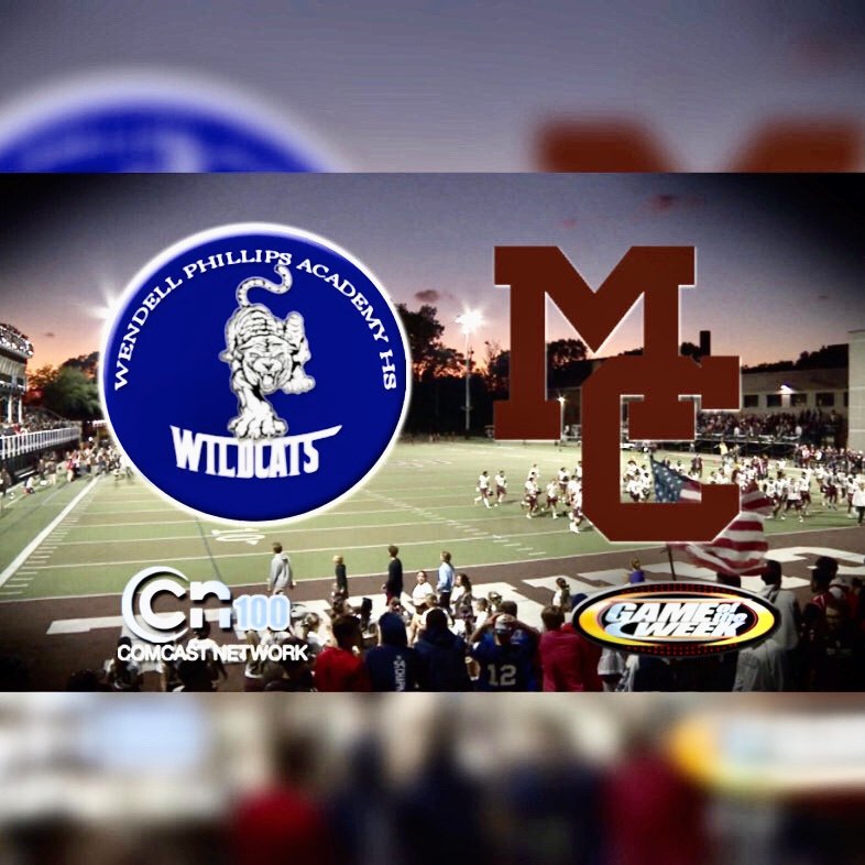 CN100Sports's tweet photo. CN100Sports #SaturdayNightLights #GameoftheWeek Phillips Wildcats @ Mt. Carmel Caravan Class 7A @IHSAState Quarterfinals stream live on @NFHSNetwork Nov 16th at 1pm or after on #XfinityOnDemand w/ Jim Blaney, Jack McInerney, &amp; @Mark__Krueger more info at https://t.co/OEJKKKhwlB https://t.co/OhOG3w5Pot