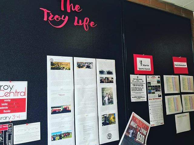 Come check out our Troy Life information board @troyhs_library ift.tt/33RenN3