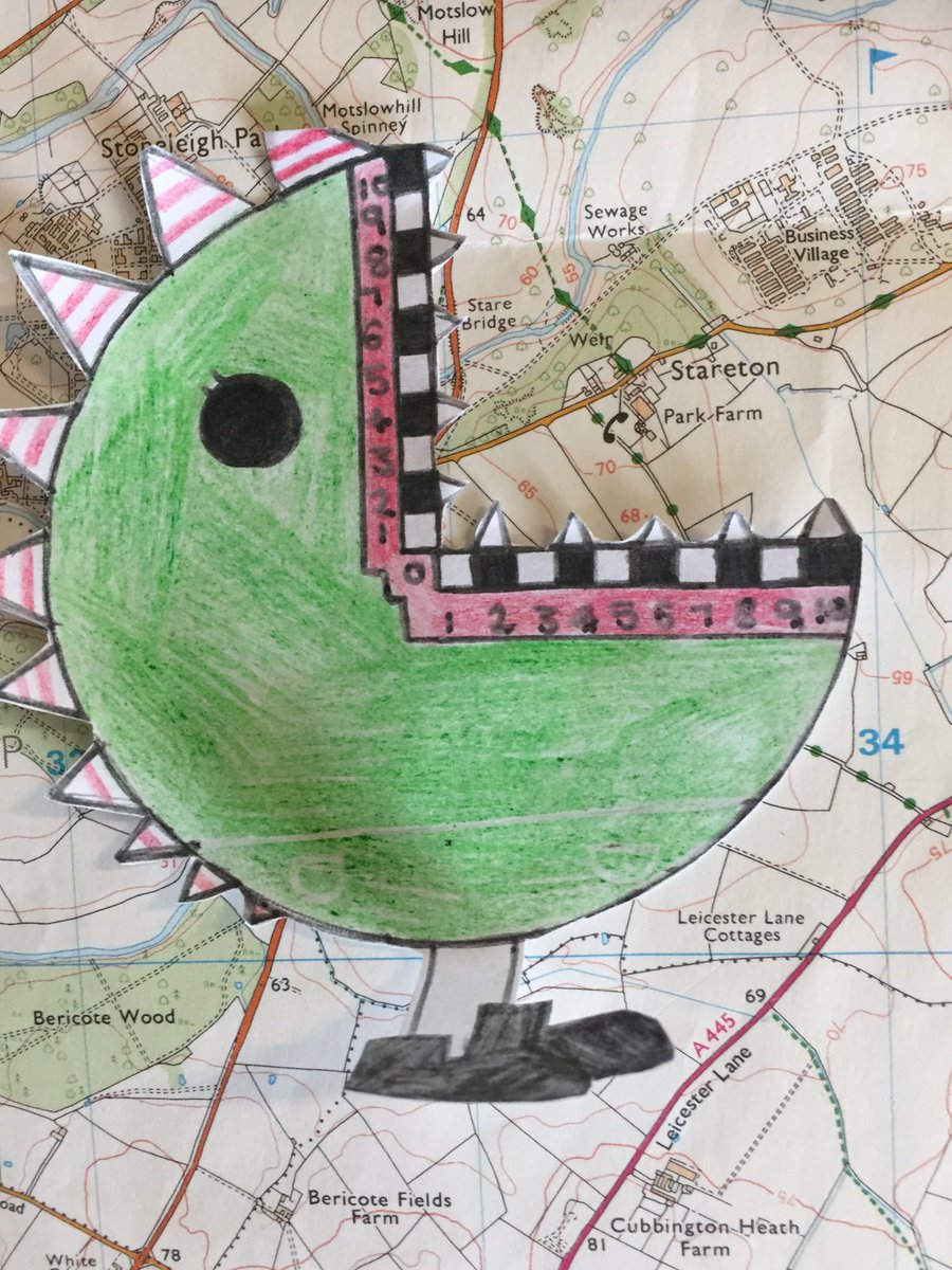 easygeography's tweet photo. Finally I get to do my 6 figure grid reference pac man lesson today please leave comments below for the students so I can tell them what you think #edutwitter #maps #geography #geographyteacher https://t.co/tl8pUjtkaw