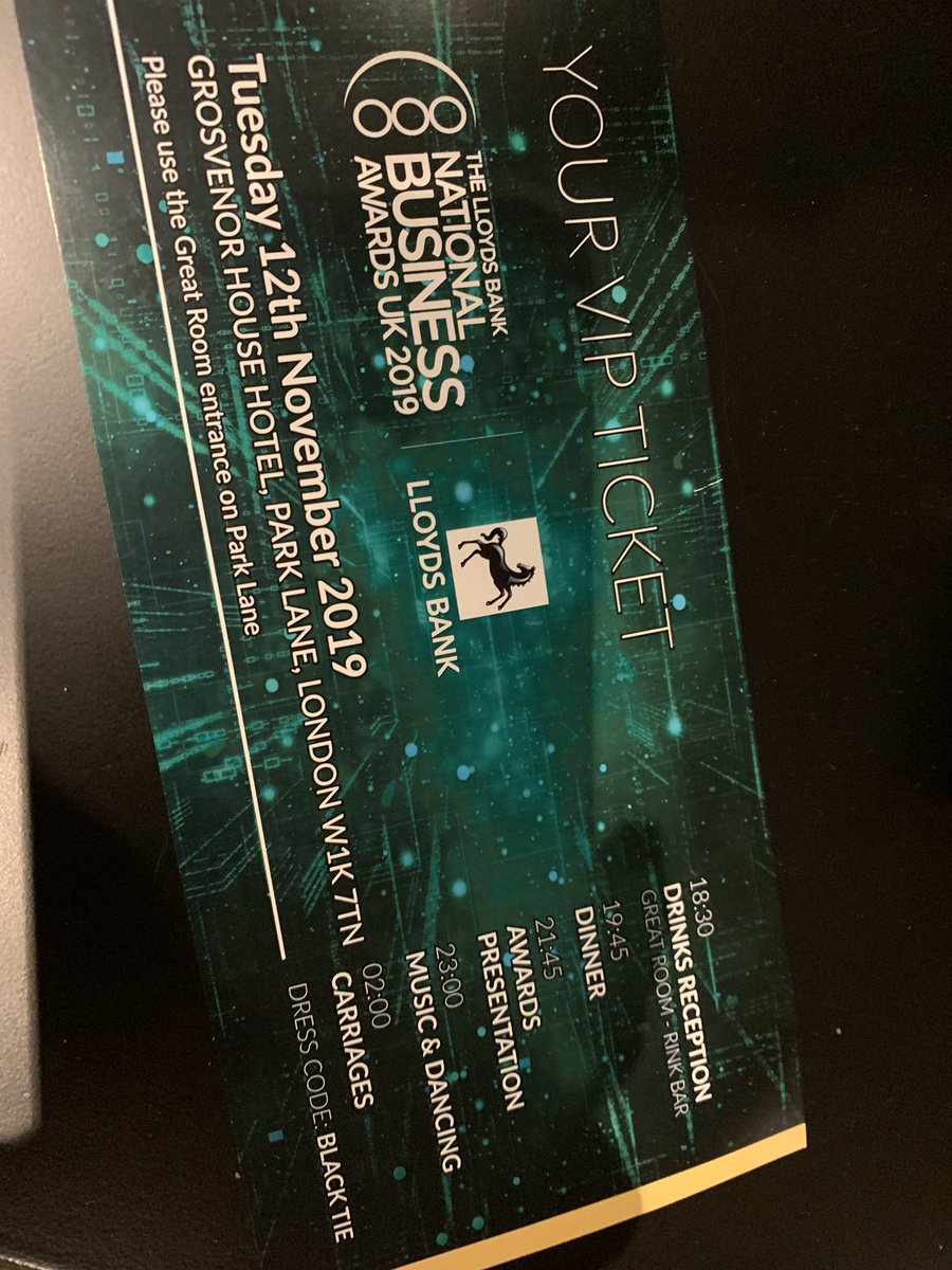 DSBatchelor's tweet photo. Off to the National Business Awards where we have been nominated as ‘Employer if the year’...exciting stuff https://t.co/a4nN0MHoFO
