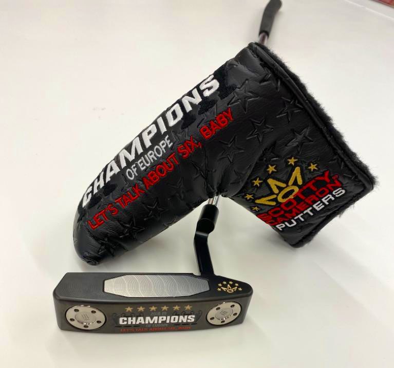 Thanks to @ScottyCameron for this amazing putter - it’s one of only 25 made & will be up for auction at this year’s @JM7Foundation charity ball 😃 #anightinhollywood