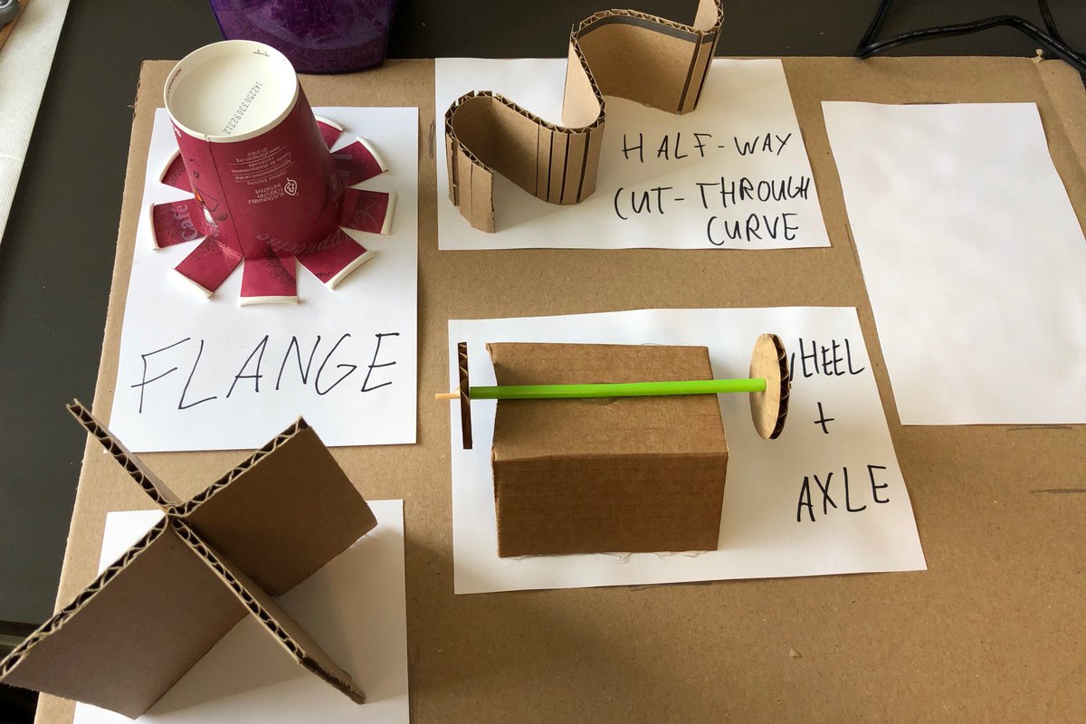 UTeachMaker's tweet image. For this weekend's #MakerWorkshop we met at St. Edwards University to build some cardboard creations! Stefanie Nguyen taught us a variety of awesome construction techniques to use for projects in the classroom! Check out some of our creations!! #UTeachMaker #CardboardCreations
