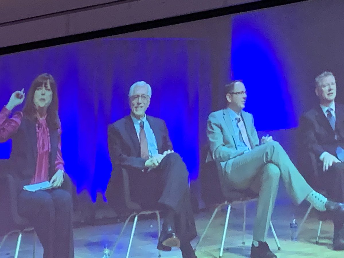 OUPubPrivPart's tweet image. At the @okcchamber State of the Economy lunch. Dr. Bob Dauffenbach of @OUPriceCollege and the Center for Economic Management Research discussing the Oklahoma and national economies, and the outlook for the future.
