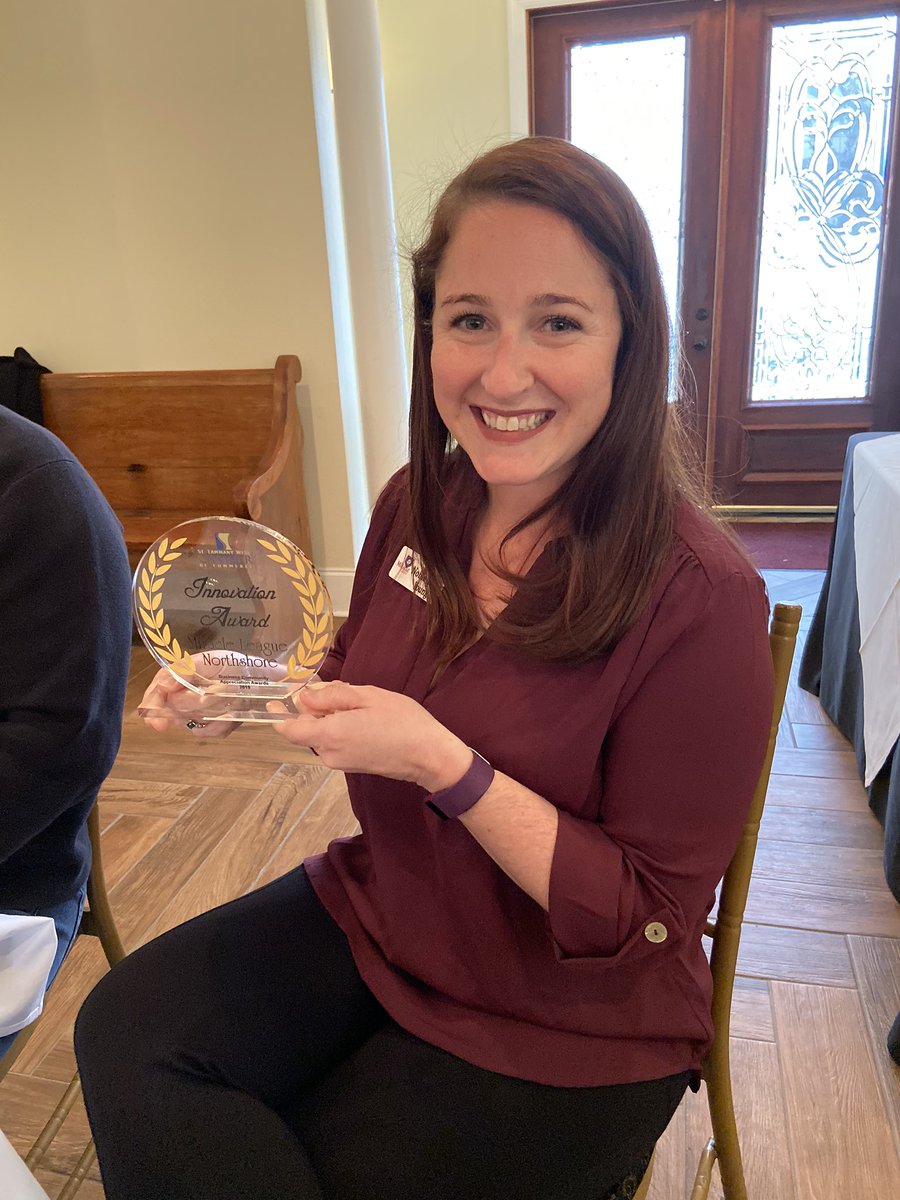 Honoring our @MiracleLeagueNS Miracle League Northshore for receiving the St Tammany West Chamber of Commerce Innivation Award. <a href="/jn1322/">John Nickens</a> <a href="/JonathanBrouk/">Jonathan Brouk</a> <a href="/whitworth_benj/">Benjamin</a> @CHNOLA <a href="/GinaLorio/">Gina Lorio</a>