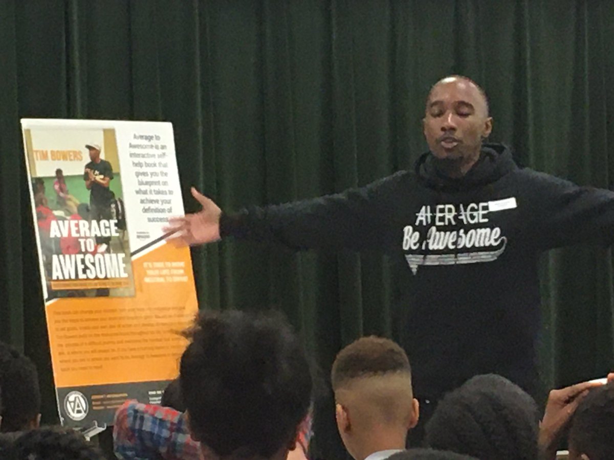 WSSandel's tweet photo. Thank you @TimBowersSpeaks for a great message for our 3-5 graders about achieving their goals.  #thinkbig #averagetoawesome @RichlandOne @RSD1_AVID https://t.co/ljToobiTgo
