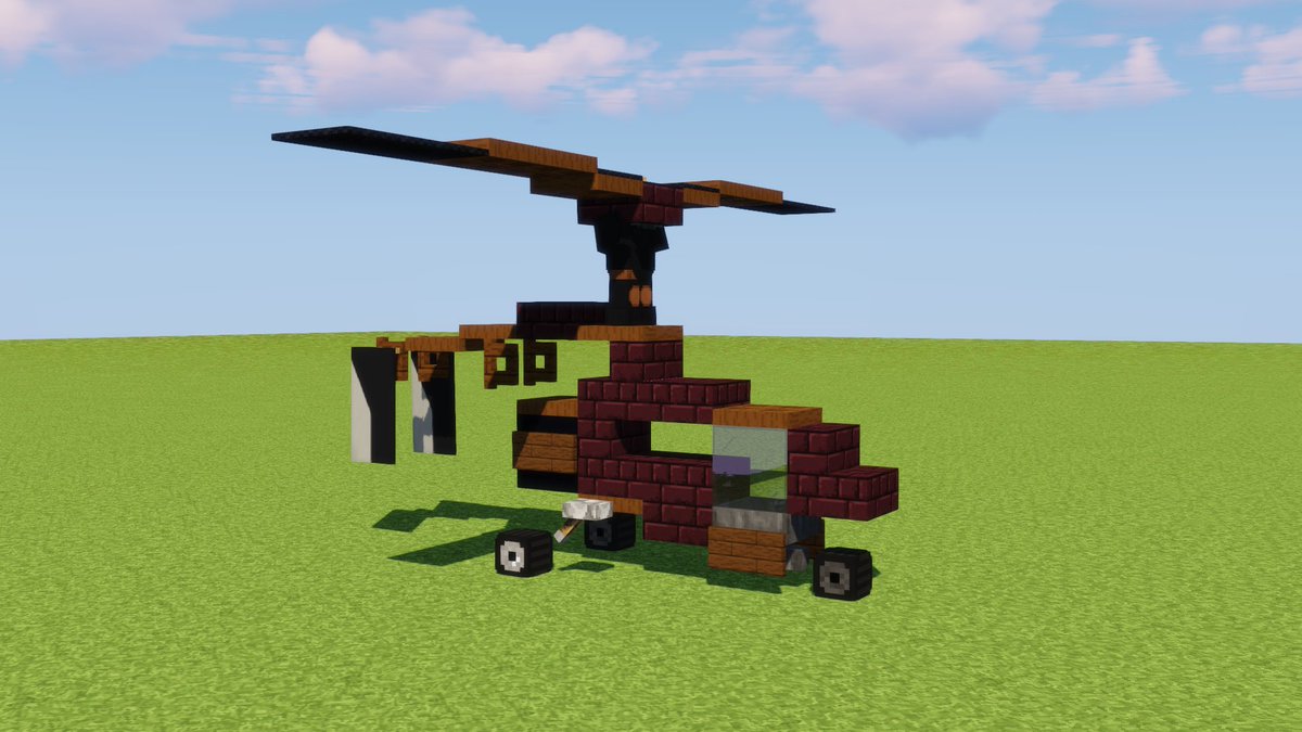 Helicopter Car https://www.planetminecraft.com/project/helicopter-car/ .#Mi...