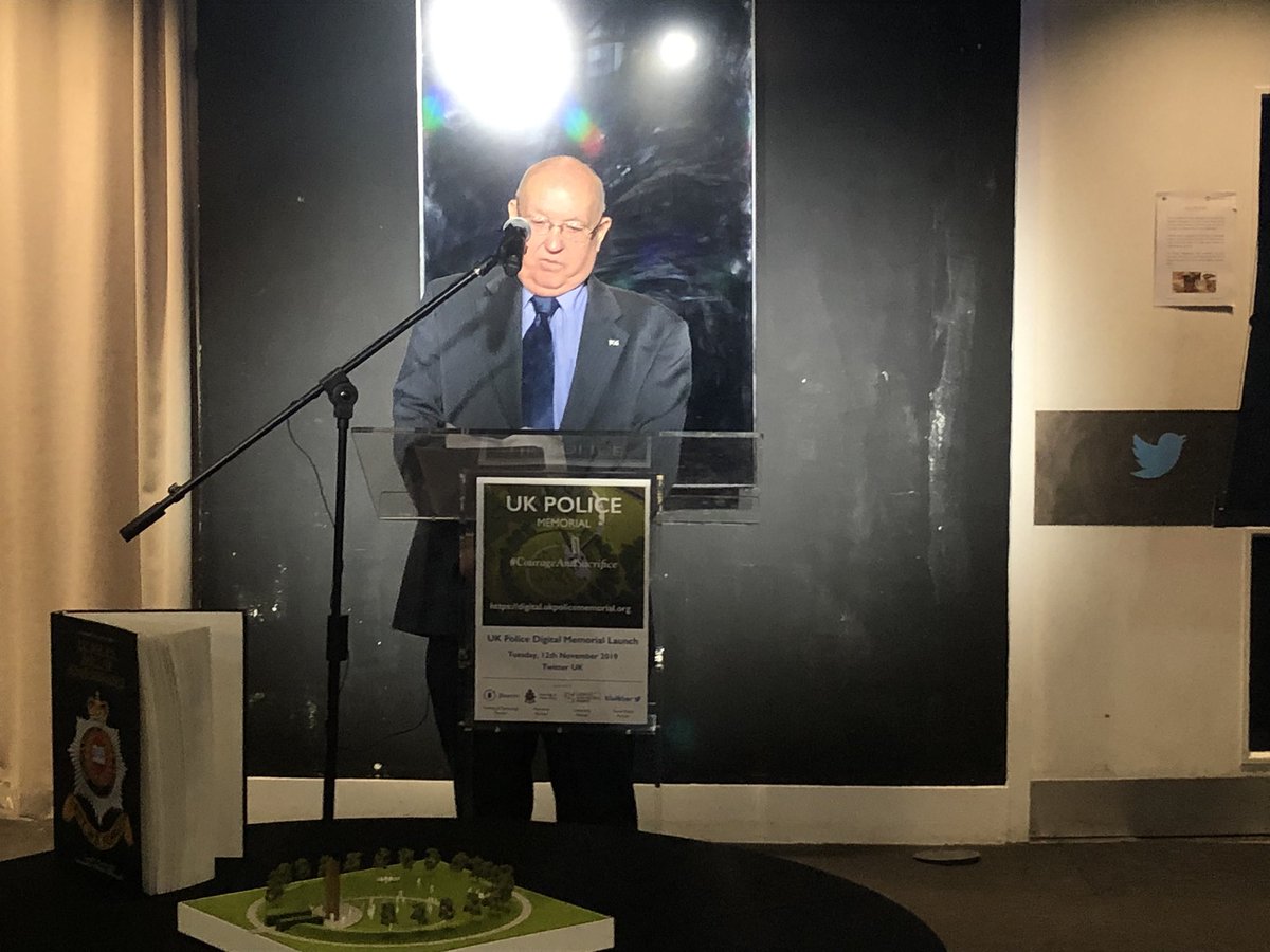 ukpmemorial's tweet photo. Paul Bone: Father of fallen officer Fiona Bone
 
“Thank you for inviting me to this launch of what will become a great achievement to be able to show the stories of many Police Officers who have lost their lives on duty.” 
 
#CourageAndSacrifice https://t.co/2eOpFw4Fbd