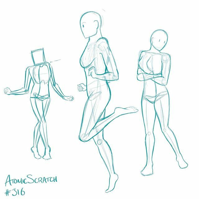 Images Of Anime Girl Poses Reference