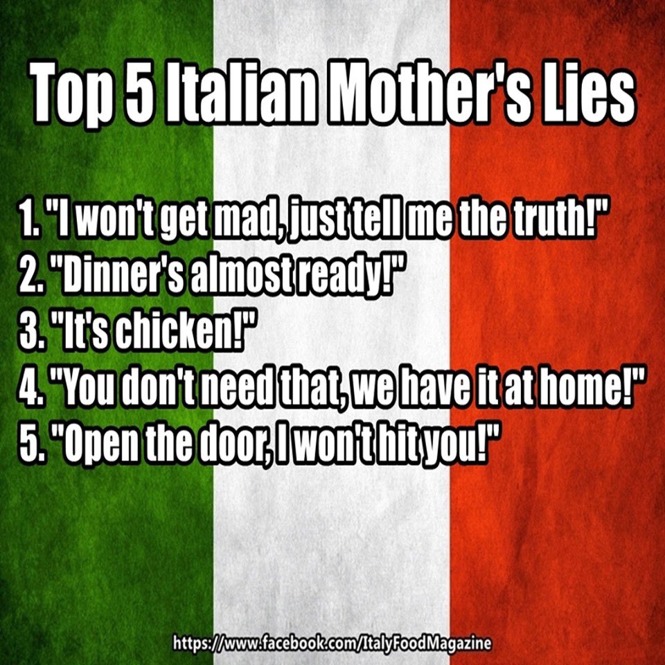 FrancescaBisi's tweet photo. Ahahah 😂😂😂 This is so true! Italian moms are unique 🇮🇹 💖 https://t.co/AQdfyKF0gk