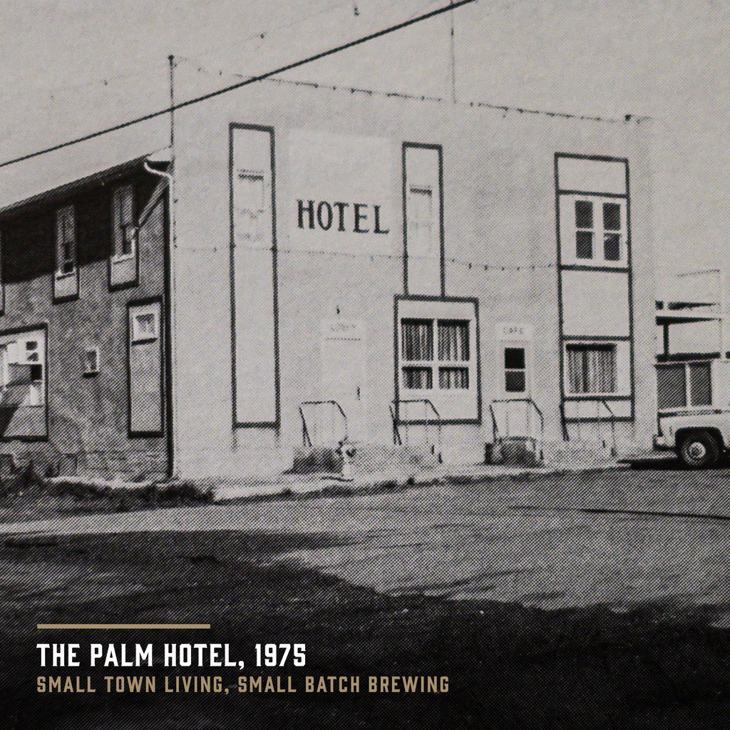While it may look a little different these days, the Palm Hotel of the 1970s can still be seen in the profile of the only operational hotel in Edgerton, The Oasis. #smalltownlivingsmallbatchbrewing