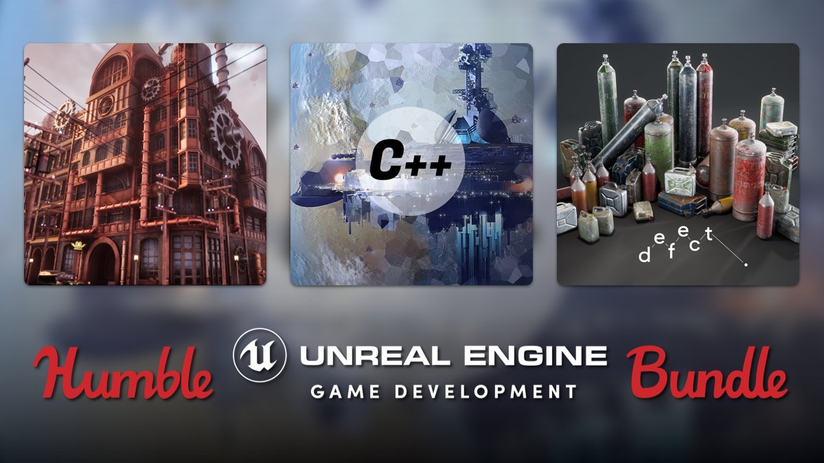 Once again we’ve teamed up with <a href="/GameDevTV/">GameDev.tv</a> for a bundle filled with online courses, asset packs, and games with Humble Unreal Engine Game Development Bundle! bit.ly/33Fw6Xt