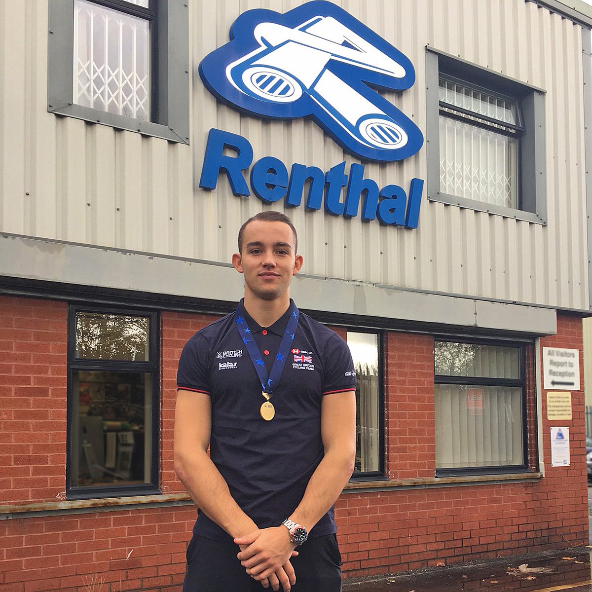 Renthal_Cycling's tweet photo. @RossCullenn in the house today. The current Junior European Champion and @BritishCycling academy athlete came to see how we make his #RaceWinningComponents.
#GrabLifeByTheBars #Renthal #BMX #Moto #UCIBMX https://t.co/tVJRqxWByr