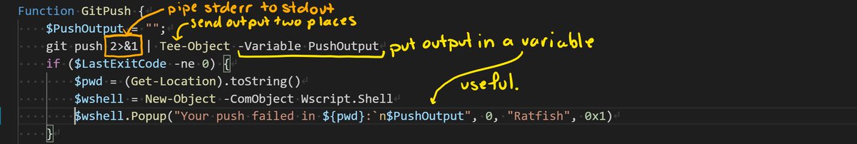 like unix tee but even more useful: Tee-Object.Use it to send output to multiple places. The extra one can be a file or a variable.