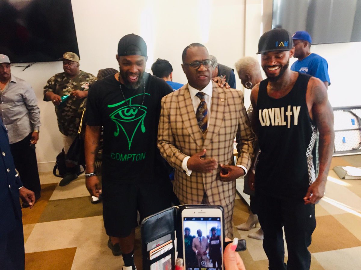 RayBonam's tweet image. Minister Tony Mohammed and the brotha's from "Black Ink Compton" attended our meeting and shared some relevant information.