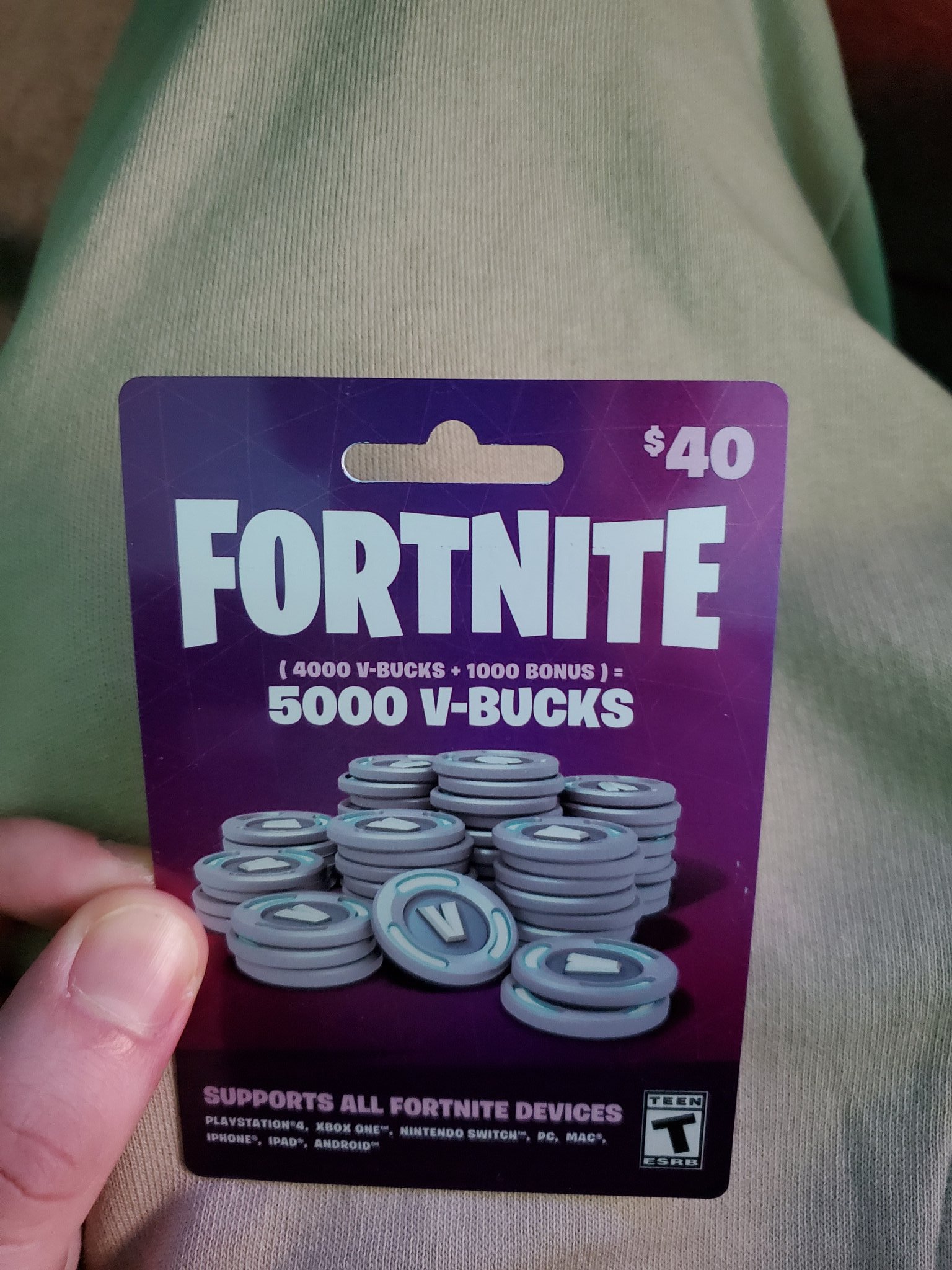 Homeofgames Hi There Gamestop Was Totally Sold Out Of 1 000 V Buck Cards So I Had To Get The 5 000 V Buck Cards Instead Hope That S Okay Drop A Like In 5