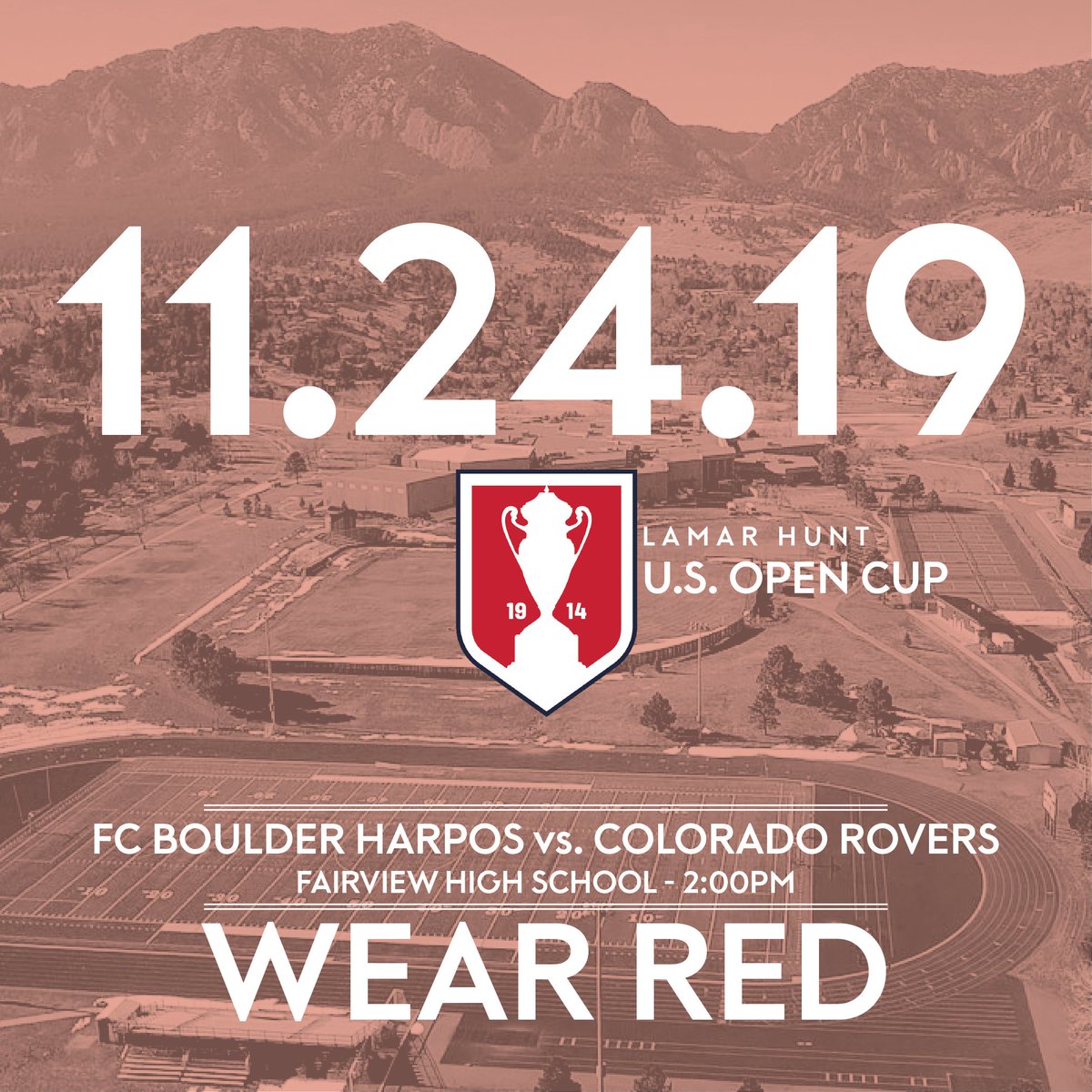 FCBoulder's tweet photo. π£οΈ Next up for FCB Harpos in their qualifying run for the Lamar Hunt US Open Cup is... Colorado Rovers. Mark your π. Set your β°. Make a notification in yourπ±. We'll probably remind you a couple of times too.
#fcboulder #fcboulderharpos #brotherscharacterexcellence https://t.co/ESjH2DBTGV