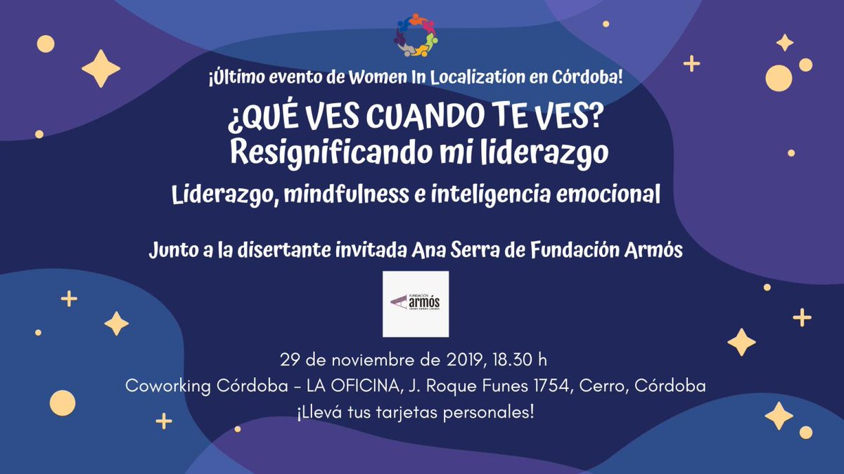 AgustinaPioli's tweet photo. Dos eventos de @WomenInL10N #Argentina para noviembre:
- uno en Bs As el 19/11 https://t.co/FXrvtbbj3h
- el otro en Córdoba el 29/11 https://t.co/Mr62YPb0MK
Muchas mujeres le están poniendo todo el corazón a estos eventos, ¡no te los pierdas! https://t.co/5qwxrVYS4k