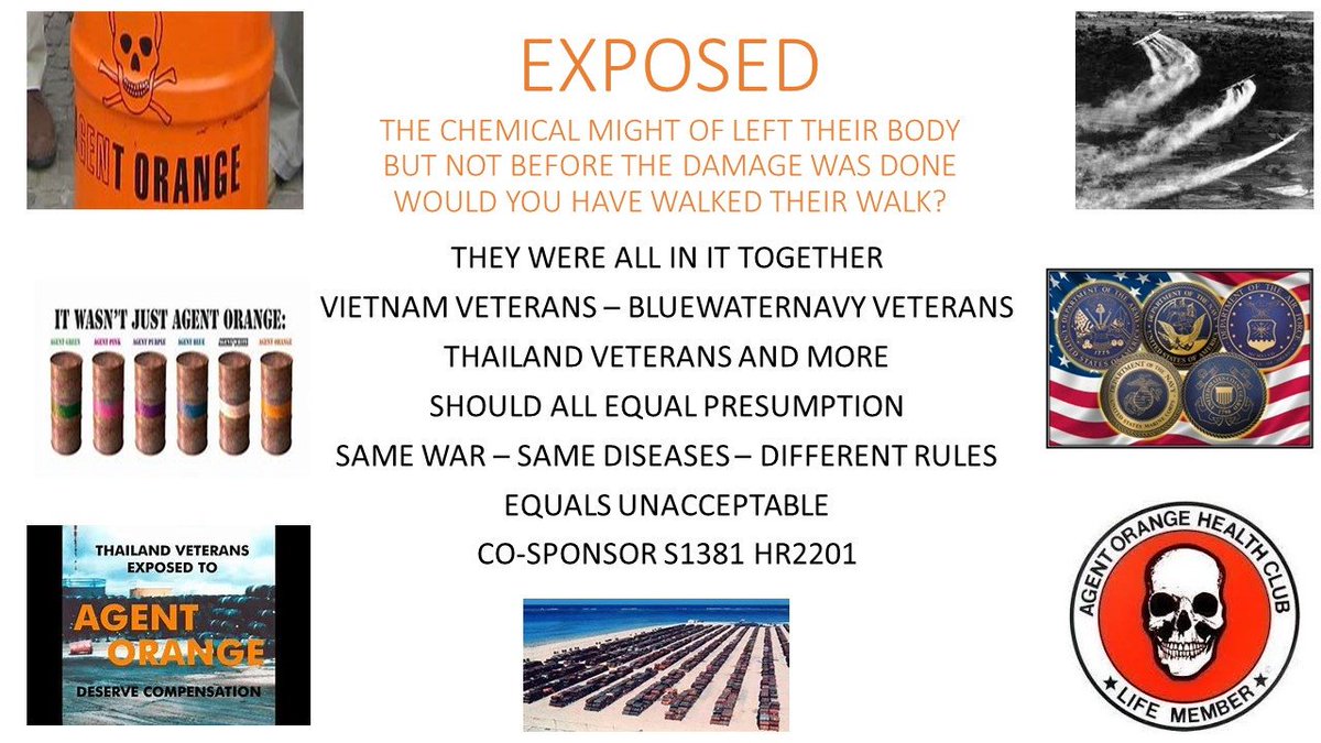Sheilaandjeff's tweet photo. While you are voting on that bill, could you Please #CoSponsor #S1381 and #HR2201 for our #ThailandVeterans who were also #Exposed to #ToxicChemicals https://t.co/LUbM15mCsr