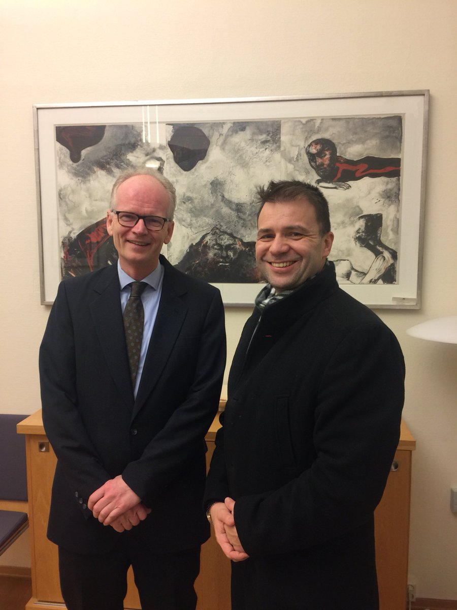 nmakarevic's tweet photo. With the #ChiefOfProtocol of #MinistryOfForeignAffairs #Norway @NorwayMFA Mr. #JohanVibe https://t.co/PMjRdLqWEe