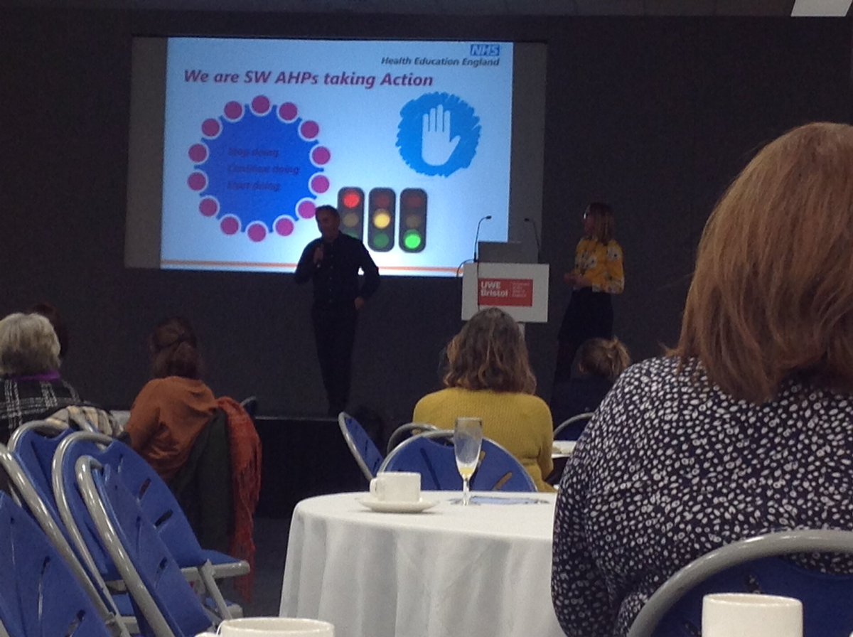 A pleasure to attend the #SWAHPmassive today in Bristol. Great to hear about how the team at Blackpool have used job planning to protect non clinical time and how prescribing needn't be a barrier to #AdvancedClinicalPractice for our OT's <a href="/mccubbin_cherry/">xxs po</a> @OPALrbch <a href="/AmyHassan12/">Amy Burton (Hassan)</a>