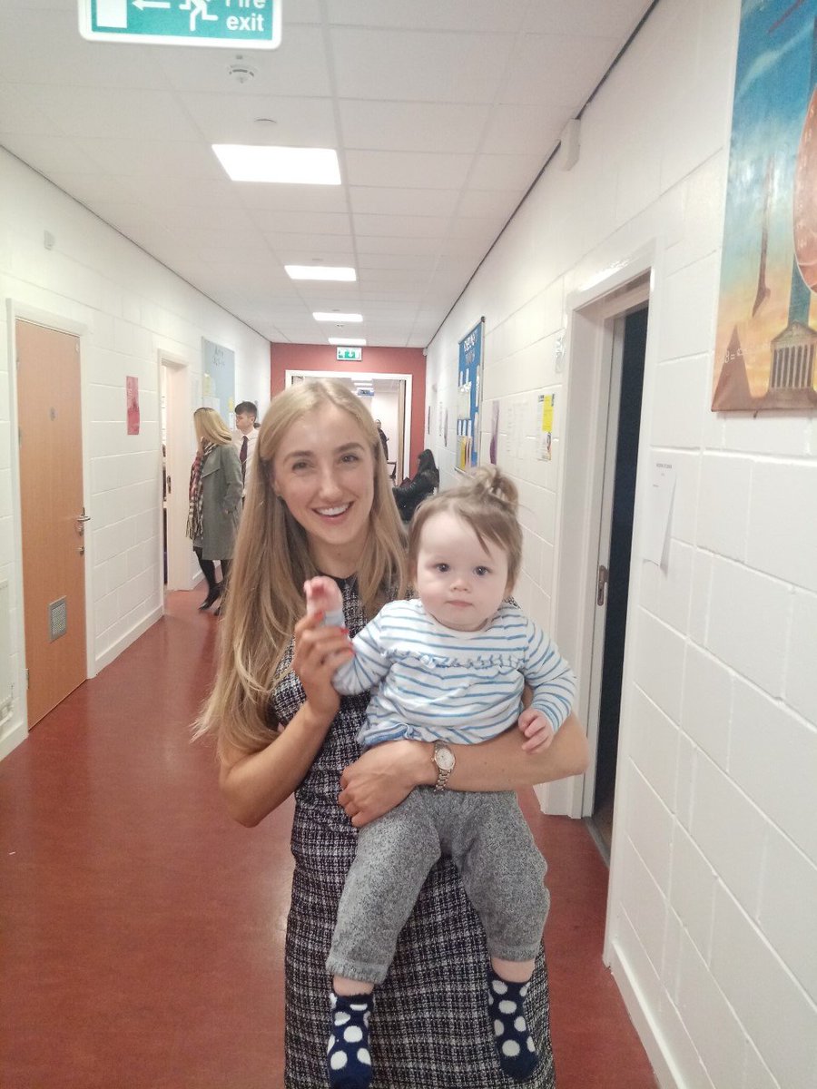 StrathavenTech's tweet photo. Aww...Miss Wilson doing a spot of babysitting for Mr McGibbon at tonight's parents' evening...maybe taking things a bit literally though guys?!😄 https://t.co/SaXXwzxvrr