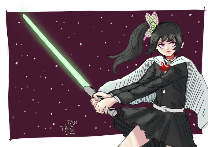 jantradAA // CM closedさんがTwitterに投稿した栗花落カナヲ(鬼滅の刃)のイラスト。