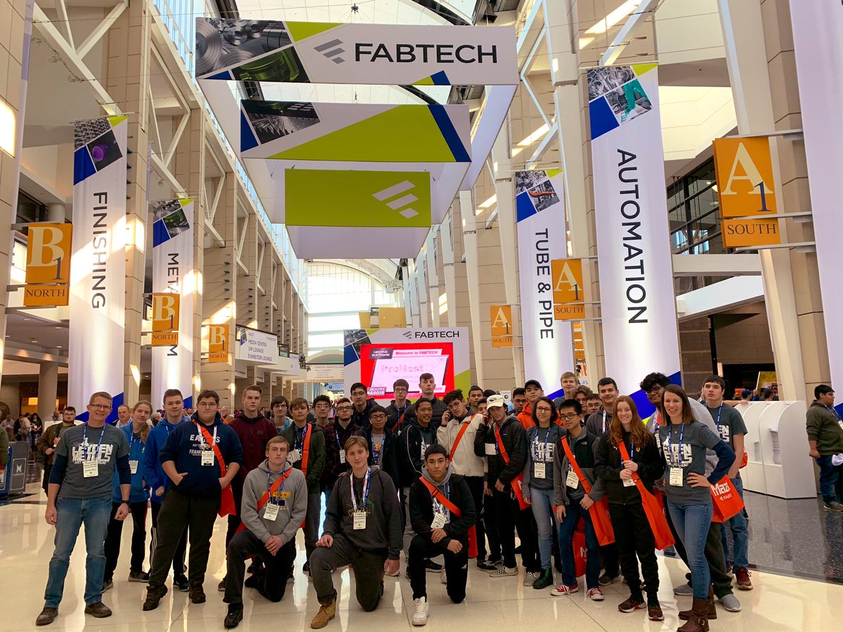Leyden Ind Tech (@leydenindtech) on Twitter photo Leyden Metals field trip to <a href="/FabtechExpo/">FABTECH</a> #justmillingaround Leyden Metals field trip to <a href="/FabtechExpo/">FABTECH</a> #justmillingaround